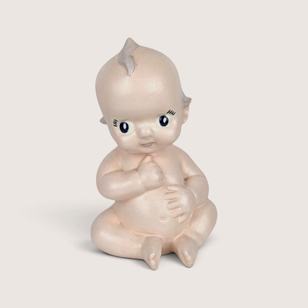 Vintage Ceramic Baby Doll Powder Shaker